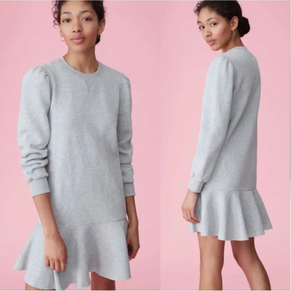 La Vie Rebecca Taylor Fleece Sweatshirt Dress
